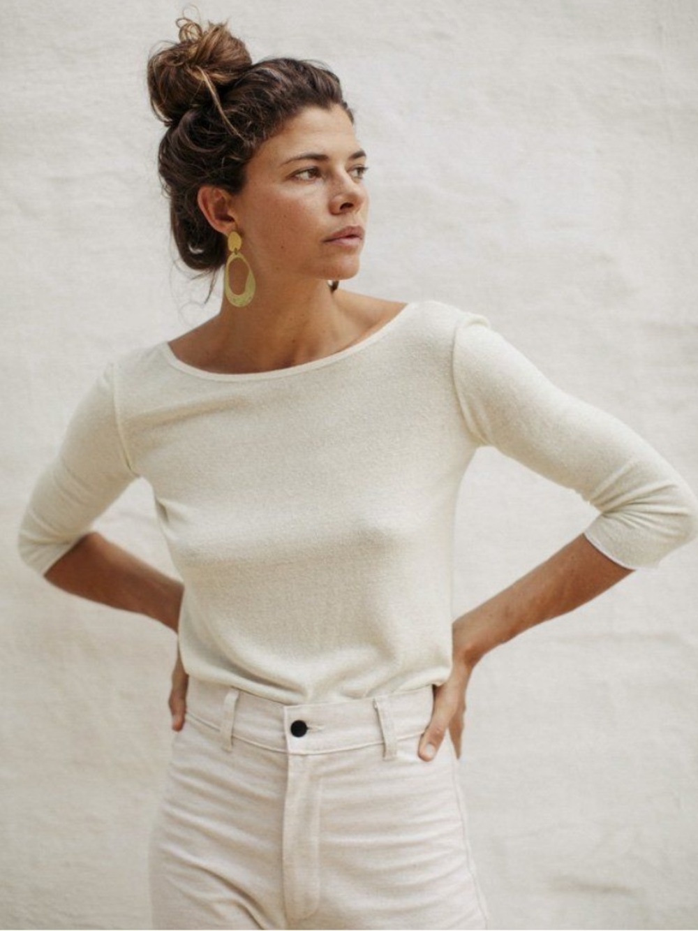 Ozma 100% Silk Noil top